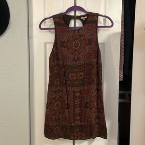 Sleeveless Printed Dress